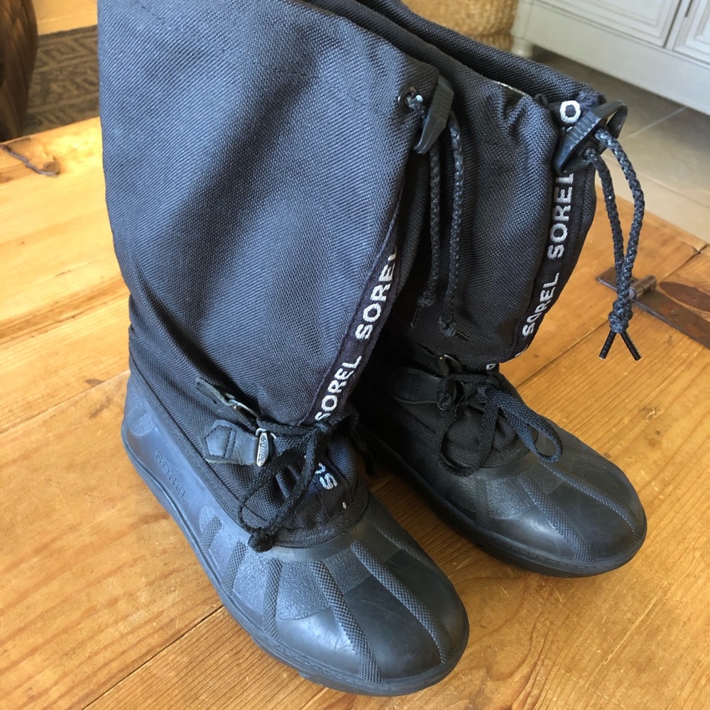 Sorel Kaufman Tall Insulated Women’s Snow Boots Waterproof Rubber Shell Size 5